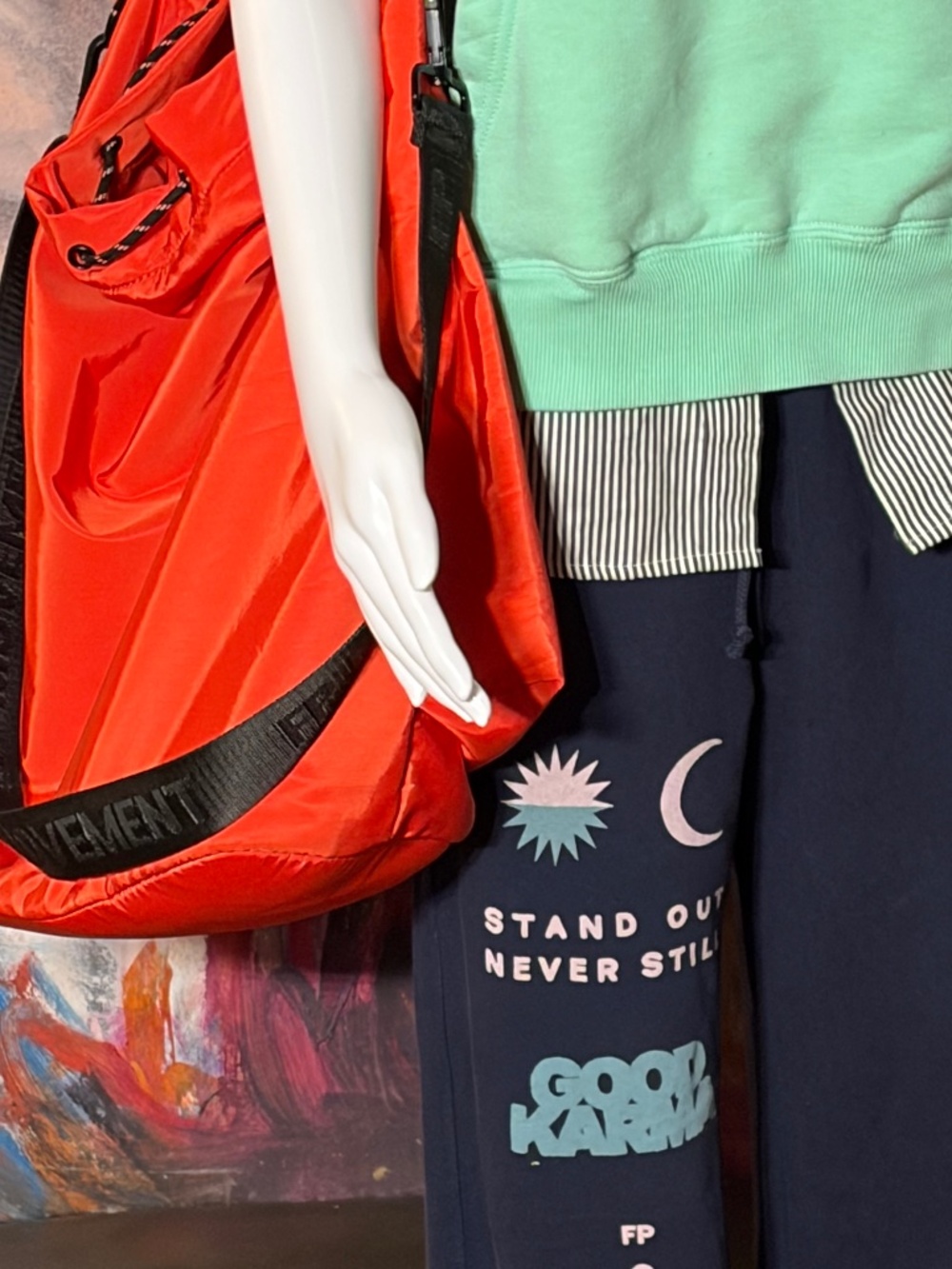 FP ALL STAR GRAPHIC LOGO PANTS IN MIDNIGHT COMBO - Picture 5 of 8